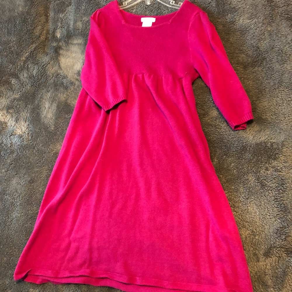A kids long sleeved dress